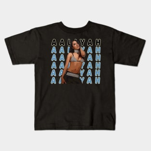 Try Again Chronicles Aaliyahs Music Legend Graphic T-Shirt Series Kids T-Shirt